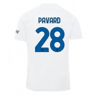 Fotbalové Dres Inter Milan Benjamin Pavard #28 Venkovní 2023-24 Krátký Rukáv
